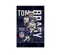 QDFFQD Tom BradyArt - Pintura decorativa a prueba de humedad y resistente a la decoloración, regalo creativo sin enmarcar y fácil de pegar, varios tamaños para elegir