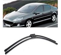 QDFGNKBAI Coche Escobillas Limpiaparabrisas para Peugeot 407 407 SW 2004-2010 28"+28", Parabrisas Cepillos Lluvia Limpia Bien ultrasilencioso,Fáciles Instalar