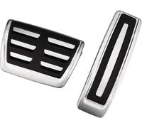 QDFGNKBAI Coche Pedales para Audi Q7 2007 2008 2009-2015, Acero Inoxidable Auto Antideslizante Freno Cubierta del Pedal de Gas Protectora