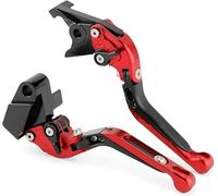 QDFGNKBAI Palanca de Embrague de Freno de Motocicleta para ZX ZRX ZZR ZG Concours GPZ GTR ZXR, Delantera Izquierda Dirt Pit Bike Cilindro Embrague Hidráulico,A/Red