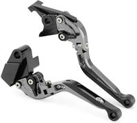 QDFGNKBAI Palanca de Embrague de Freno de Motocicleta para ZX ZRX ZZR ZG Concours GPZ GTR ZXR, Delantera Izquierda Dirt Pit Bike Cilindro Embrague Hidráulico,A/Sliver