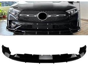 QDFNJYONG Coche Alerón Delantero para Mercedes Benz GLC Clase X254 GLC260 300 2023-2024, Parachoques Splitter Bumper Lip Anti Colisión Difusor Kit Cuerpo Accesorios,A/Gloss Black
