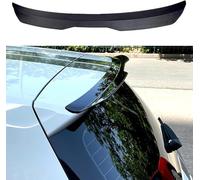 QDFNJYONG Coche Alerón Trasero para Renault Megane II Coupe (Phase II, 2006) 2006 2007 2008,Techo ala Cubierta Ventana Trasera Resistencia Durabilidad Maletero ala del Techo,A/Bright Black