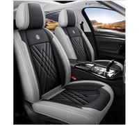 QDFNJYONG Coche Juegos de Funda de Asiento para Dacia Spring 2021 2022 2023 2024 2025-, Cuero Auto Delanteros Traseros Fundas Asiento Completo Transpirable Interior,A/Standard-A/Black-Grey