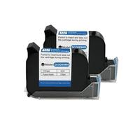 QdLmvpSDo Cartucho de Impresora de inyección de Tinta portátil DCODE 6900 TIJ de 12,7 mm Compatible con Modelos similares Tinta Negra solvente de Agua de Secado rápido Opción económica(2PCS)