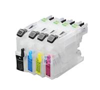 QdLmvpSDo Cartucho de Tinta Recargable Compatible con DCP-J132W J152W J552W J172W J752W J870DW J650DW J470DW J4110DW J6920DW Modelos de impresoras LC103 LC123 LC133(Australia LC133)