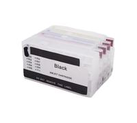 QdLmvpSDo Cartuchos de Tinta Recargables 711 XL 2 Paquete con Chips de reinicio automático de Arco Compatible con DesignJet T120 y T520 Impresoras de Gran Formato Cotter Máquinas(711XL Cartridge)