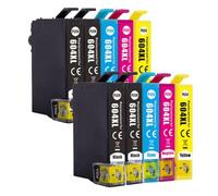 QdLmvpSDo Los Cartuchos de Tinta para el hogar compatibles para la Serie 604 y 2200 Funciona con 2935DWF 2930DWF 2910DWF 2205 3200 4200 Impresoras(10pack)