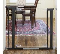 Qdos Safety Crystal Designer - Puerta de Seguridad para bebés - Cumple con Las Normas Europeas más estrictas - Diseño Moderno y Seguridad sin Igual - Belleza y Seguridad Juntas - Instalación Sencilla