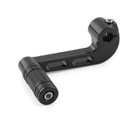 QDouiMOO Cambio Engranaje Palanca Moto Compatible con para Sportster XL883 y XL1200 (2004-2022). Palanca de cambios central de aluminio con pedales y accesorios.(All black)