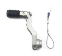 QDouiMOO Cambio Engranaje Palanca Moto Palanca de cambios de aluminio plateado y negro, ajustable y plegable para R Nine T 2014-2019, Scrambler para Pure(Silver)