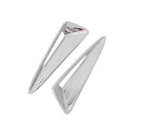 QDouiMOO Rejilla de Luz Niebla Compatible con Toyota Para C-HR 2016-2018, Cubierta Lámpara Delantera, Protector, Accesorios Marco faro antiniebla delantero