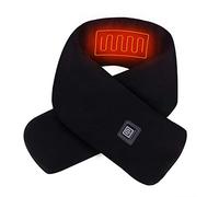 Qdreclod USB Bufanda Calentador con 3 Niveles de Temperatura Ajustable, Unisex Bufanda Eléctrica a Prueba de Viento con Bolsillos, Invierno al Aire Libre Interior