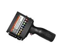 QDTimes Mini Printer Label Printer Faith 25 Languages 12.7mm Variable QR Bar Batch Code Number Logo Expiry Date Label Handheld Thermal Inkjet TIJ Printer (Printer+2Black Ink Cartridge)