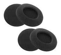 QEAS 4 almohadillas de repuesto para auriculares, 5 cm de espuma engrosada, alta elasticidad, transpirable, cómodo aislamiento de ruido, compatible con Logitech H390 H330 H340 H600 H609 H760, negro