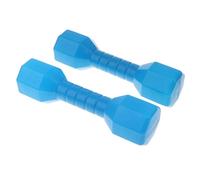 Qectial 1 Par de Mancuernas Ligeras para Ejercicios de Fitness Al Aire Libre para Niños, Azul