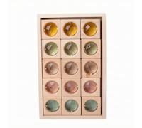 Qectial 15 Piezas Bloque con Piedras Preciosas | Translúcido, Bloques piedras preciosas, Brillante, Juguete Apilar Mara, para Guarría