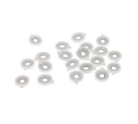 Qectial 20 Piezas Guía de Válvula para Trompeta Clips para Trompeta Tenor Barítono Piezas Plásticas Precisas para Tono Adecuado para Reparacion, 18mm x 15mm