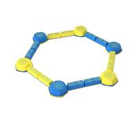 Qectial Barra de Equilibrio Infantil Equipo Motriz Juego Equilibrio Trayecto Actividades Físicas Progresivo Superficie Antideslizante Goma Adecuada para Educación Infantil Exterior