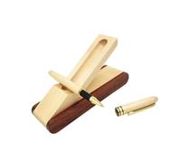 Qectial Bolígrafo de Madera para Escribir Set de Bolígrafo Estuche y Herramientas de Oficina con Diseño Sofisticado y Madera Ergonómica Adecuado para Hombres, Pluma de Firma