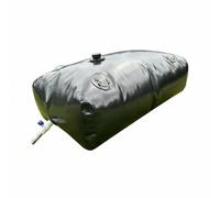 Qectial Bolsa de Almacenamiento Plegable Recipiente Flexible Agua Blando Portátil Compacto Plegable Práctico para Granjas Vehículos Uso Temporal Ásperas. , 1.5 1.2 0.6 M, 1 Tonelada