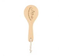 Qectial Cepillo Bambú para Fregar Mango Ergonómico y Cerdas Herramienta Cocina Compacta con Lazo para Colgar Acuado para Limpieza Alimentos y Hogar, 20x8 Cm, Patrón 2