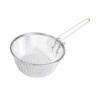 Qectial Cesta para Freír de Acero Inoxidable, Vajilla Multiusos para Servir, Cesta para Freír con Borde, cesta con borde, tal como se describe