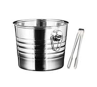 Qectial Cubitera Portátil con Pinzas para Hielo, Fácil de, Diseño Elegante, Recipiente Ideal para Refrescarse Por en Casa, tal como se describe, 7L