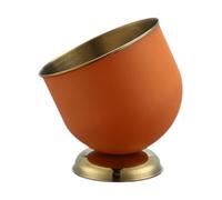 Qectial Cubitera, Recipiente de Vino, Bandeja para Champán, Cuenco para Bebidas, Cuenco Inclinado para Cerveza, Recipiente de Acero Inoxidable, Naranja Grande, tal como se describe
