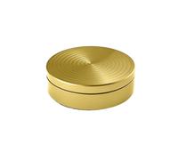 Qectial Figura de Patinaje Sobre Hielo Disco Giratorio de Entrenamiento Aluminio Cnc Fortalecimiento del Torso Control del Adecuada para Patinadores Bailarines Estudio Gimnasio, Gold, 100-32mm