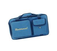 Qectial Funda para Pedalera de Efectos de Guitarra, Estuche de Transporte para Pedalera de Guitarra, Funda Acolchada Resistente a Los Arañazos, Estuche, Azul, M
