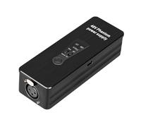 Qectial Preamplificador de Micrófono Amplificador Dinámico Booster Mic Preamplificador Portátil con Alimentación 12V 48V Construcción Metal Adecuado