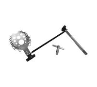 Qectial Sonajero Accesorio Universal Instrumento de Percusión Resonador Metálico Fácil de Instalar para Mejorar La Expresión Del Sonido Adecuado para La Práct, Sin Abrazadera