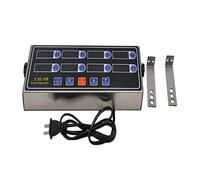 Qectial Temporizador Digital de 8 Canales Calculador Portátil con Función de Recordatorio y Segmentación de Precisa Adecuado para Cocina Laboratorio