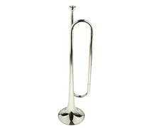 Qectial Trompeta Bugle Estudiantes Trompa Infantil Latón Sonido Penetrante Superficie Dorada Adecuado para Niños Jóvenes Estudiantes Concierto Orquesta