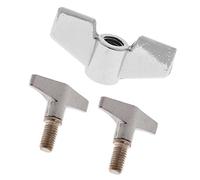 Qectial Tuerca de Platillos Batería Repuesto para Soporte Batería Tornillo Perilla Manual de Zinc Adecuado para Ensayos Musicales Regalo de Músicos