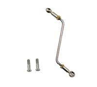 Qectial Varilla de Trompeta Eje Articulado con Tornillos Kit Universal Ensamblaje Metálico Adecuada para Mantenimiento y Ajuste de Instrumentos, Largo