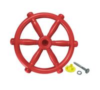 Qectial Volante de Barco Pirata de Juguete, Volante de Juguete para Niños, Accesorio Imaginativo para Cosplay en Parques, Casas de Juegos Y Exteriores, Rojo