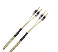 QED Golden Anniversary XT- Un par de Cables de Altavoces Golden Anniversary XT. Tecnologia new X-Tube y Aircore. Conector Tipo Banana. (3 metros)