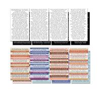 QEDBOJE 16 Hojas Set de Accesorios Vintage para Scrapbook, Pegatinas con Frases, Stickers para Bullet Journal, Accesorios de Diario para DIY Journaling Scrapbook