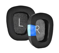 QeeFop 1 Par Cooling-Gel Almohadilla Auriculares Compatible con Logitech G930 G933 G933S G935 G633 G633S G635 G533 G430 G431 G432 G433 G435 G35 G332 G230 G231 G233 (Negro)