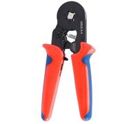 QeeHeng Alicates de crimpado, herramientas de crimpado de virola 0,25-10 mm²/AWG 23-7, herramientas de crimpado de alambre de trinquete autoajustable, alicates para reparación eléctrica y crimpado de