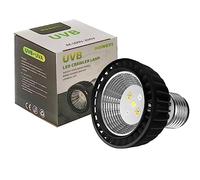 QeeHeng Lámpara Reptiles UVB UVA para Terrario - Luz Solar Completa para Tortugas, Reptiles y Anfibios - Bombilla de Bajo Consumo E27 (lámpara UV UVB 10.0W)