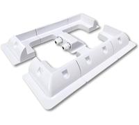 QeeHeng Soportes de montaje para panel solar, kit de 7 piezas, soporte de esquina sin taladros para RV, barcos, caravanas, vehículos, furgonetas, cobertizos
