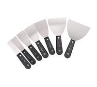 QEES Juego de 7 Piezas de espátulas y Cuchillos de Masilla, Cuchillo de llenado utilitario Experto, Cuchillo de llenado de Acero Inoxidable, Cuchillos de Pintura para Pared YHD01
