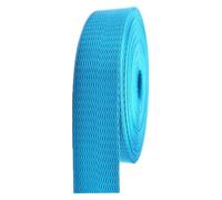 QEETRH Cinta de nailon, Correa de correas 25 mm 38, tapicería sarga espiga nailon for bolsos(Light Blue,38MM x 10Yards)