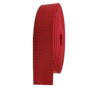 QEETRH Cinta de nailon, Correa de correas 25 mm 38, tapicería sarga espiga nailon for bolsos(Red,38MM x 10Yards)