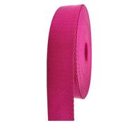 QEETRH Cinta de nailon, Correa de correas 25 mm 38, tapicería sarga espiga nailon for bolsos(Rose Red,25MM x 10Yards)