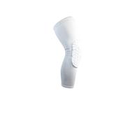 QEETRH Rodilleras, Rodilleras de compresión panal for deportes juveniles, equipo protección(White 1pcs,L)