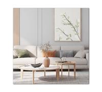 QEEYON Espejo de Cristal 20 x 20 cm, Azulejos Autoadhesivos Bricolaje HD para Decoración de Pared, Armario, Baño, Sala de Estar y Dormitorio